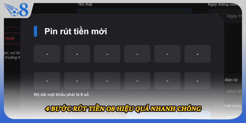 4 bước rút tiền O8 hiệu quả nhanh chóng