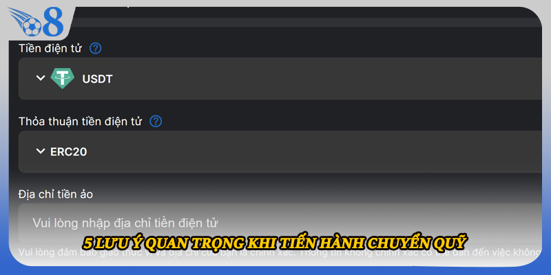 5 lưu ý quan trọng khi tiến hành chuyển quỹ 