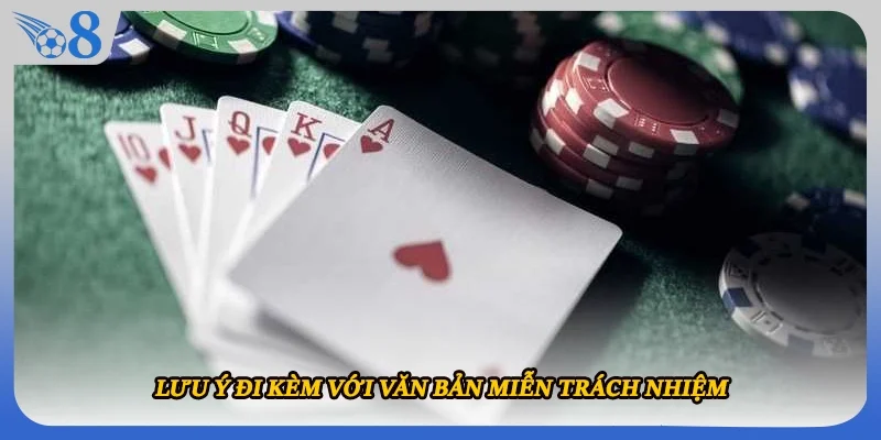 Lưu ý đi kèm với văn bản miễn trách nhiệm