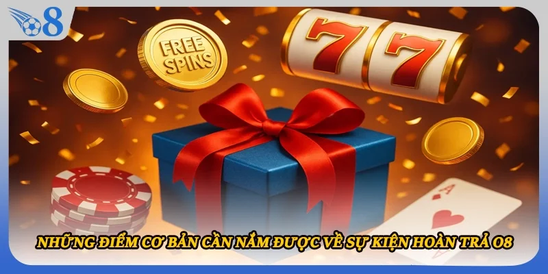Những điểm cơ bản cần nắm được về sự kiện hoàn trả O8